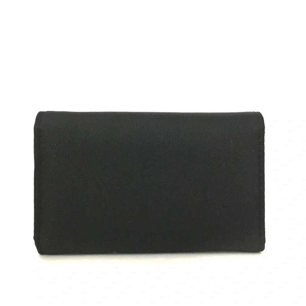 🔥PRADA LOGO PLATE NYLON LEATHER 6 RING KEY HOLDER🔥